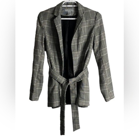 H&M Black and White Checkered Blazer - Picture 8 of 14